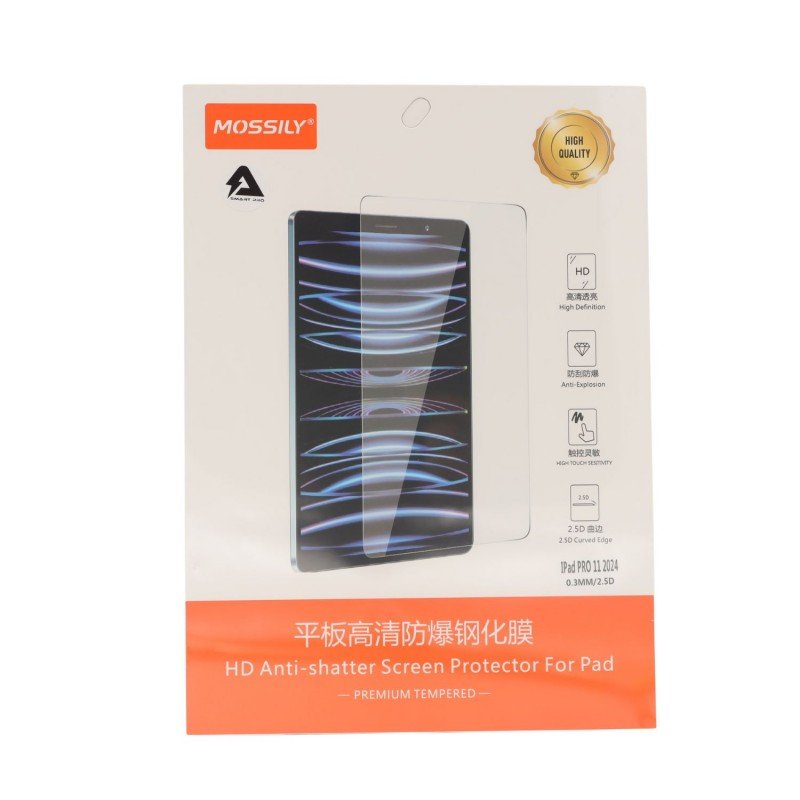 حماية شاشة آيباد برو 11 ( 2024 ) مقاومة للصدمات جودة عالمية ماركة mossily