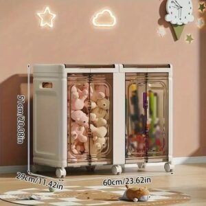 خزانة العاب ومستلزمات بقسمين ذات التصميم الفريد