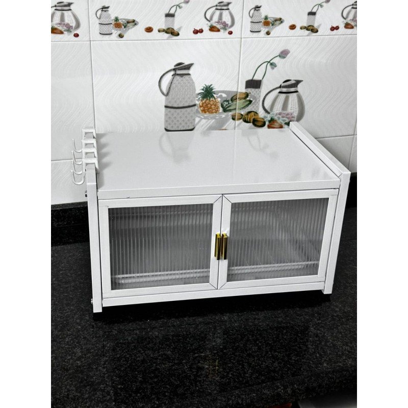 خزانة معدن بأبواب شفافة 23×45 سم