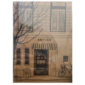 دفتر سكيتش بني معتق A5