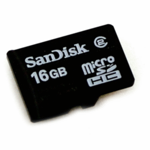ذاكرة ميكرو من سان ديسك سعة 16 جيجا - SanDisk 16GB Micro SDHC Card