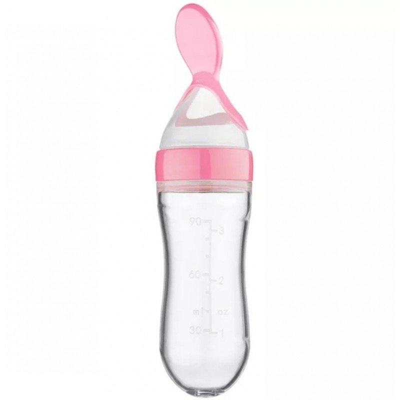 رضاعة للبيبي مع معلقة للطعام