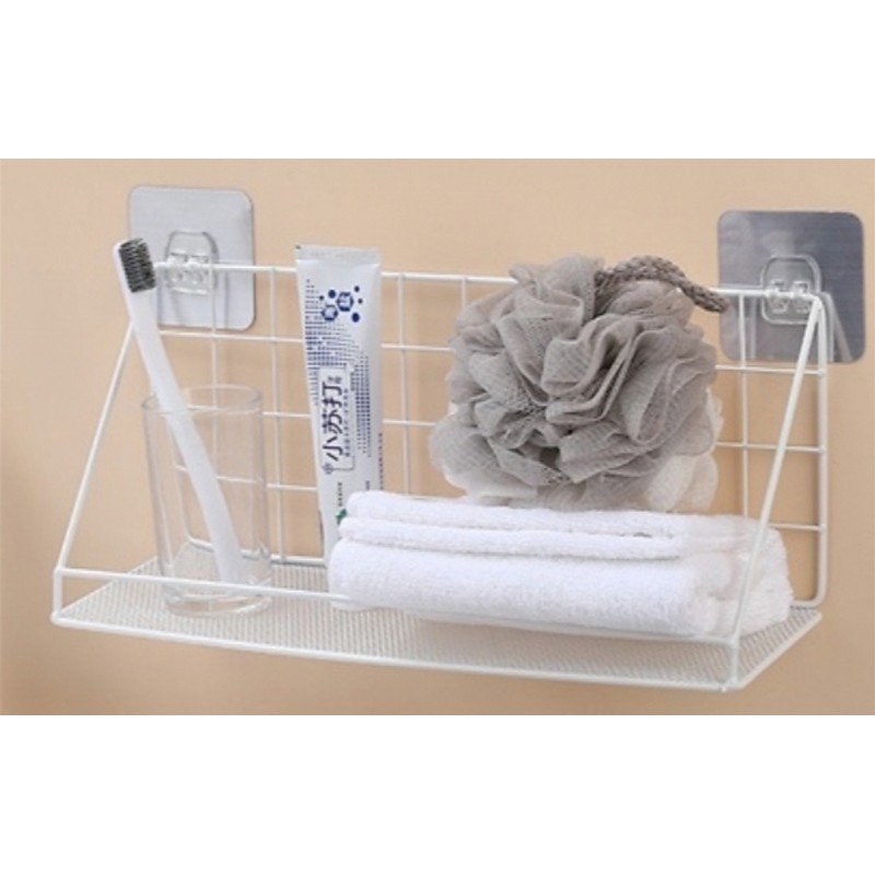 رف بهارات/ديكور لون أبيض