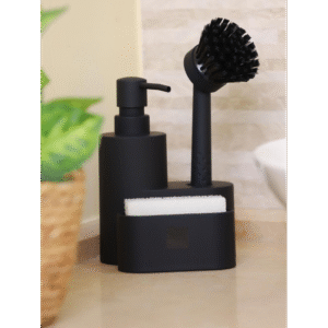 طقم اكسسوار مجلى مطبخ 3 قطع ZEN BLACK
