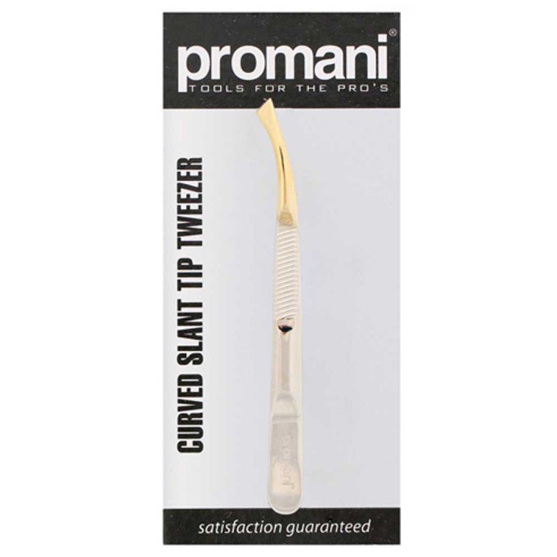 ريبلاين ملقط حواجب راس مايل PROMANI
