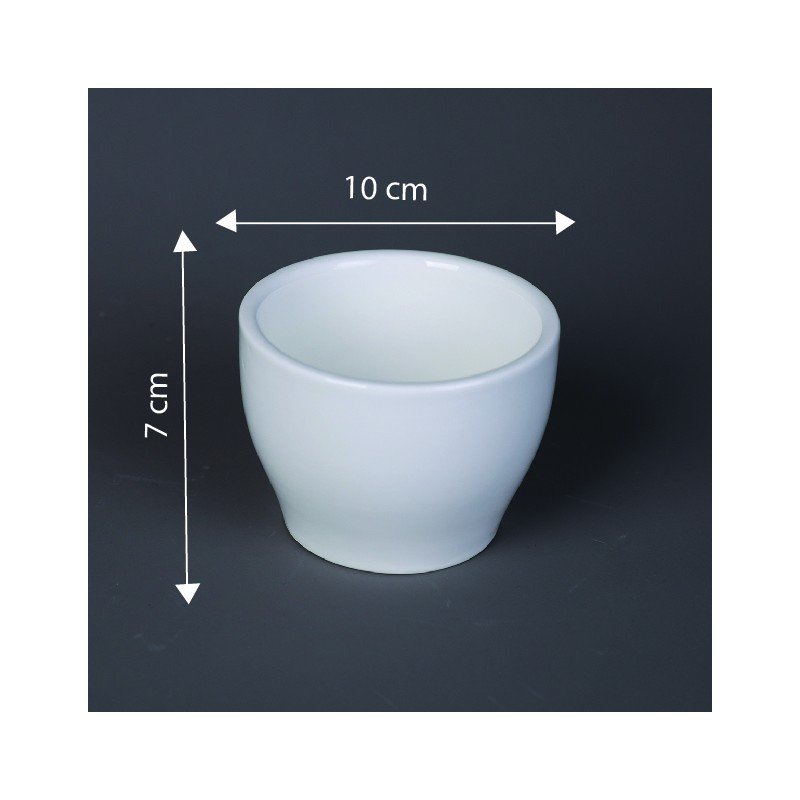 زبدية بورسلان حفة عريضة 10*10*7.5 سم - Image 3