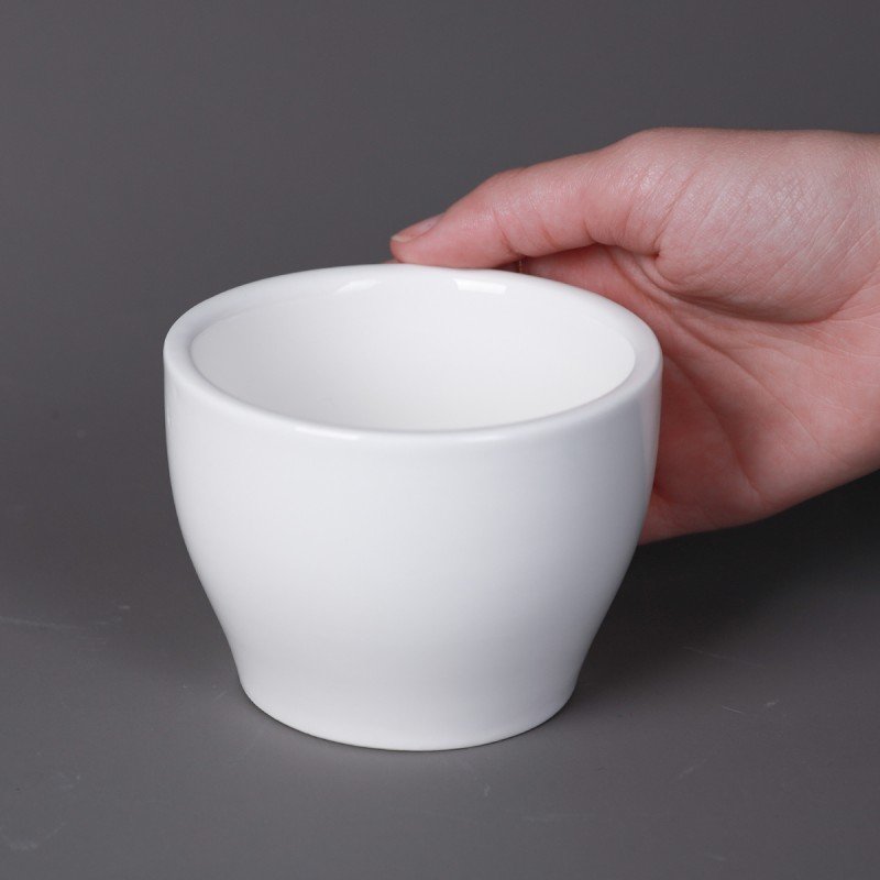 زبدية بورسلان حفة عريضة 10*10*7.5 سم - Image 5