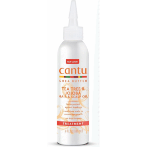 زت كانتو للشعر بشجرة الشاي والجوجوبا 180 مل ,Cantu, Shea ButterTea Tree & Jojoba Hair & Scalp Oil