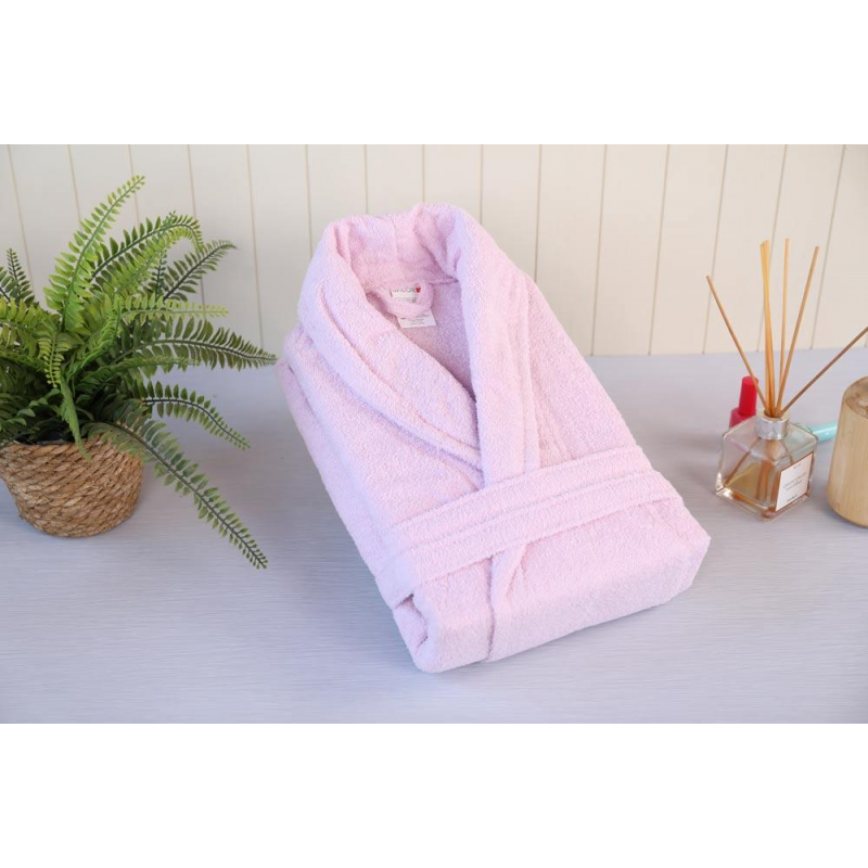 روب حمام قطن 100% VALOR SİLVER LILAC ONE SIZE