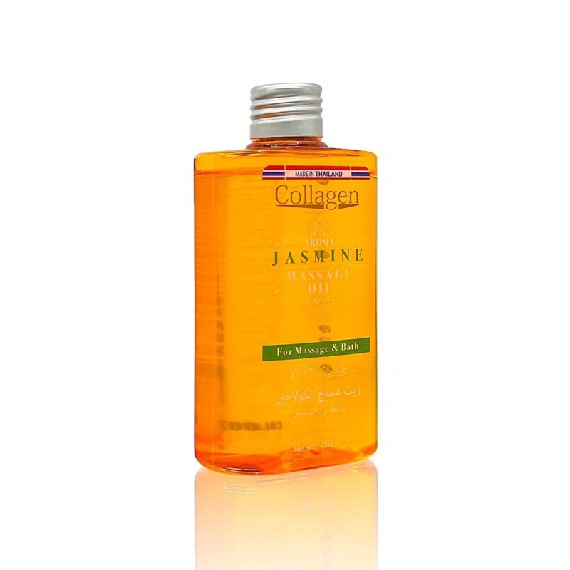 زيت مساج الكولاجين برائحة ورد الياسمين حجم 150 مل - Massage Oil Jasmine by Collagen