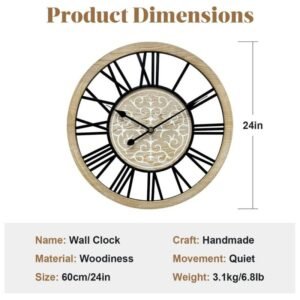 ساعة حائط 60سم