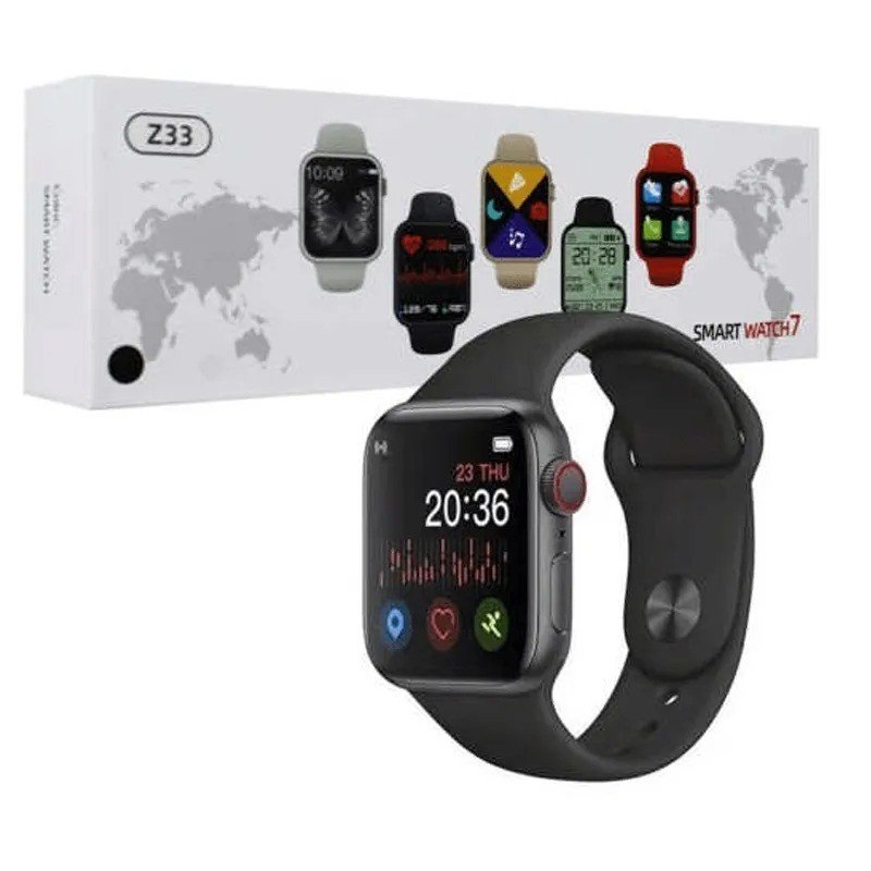 ساعة ذكية Z33 لون أسود Smart Watch 7