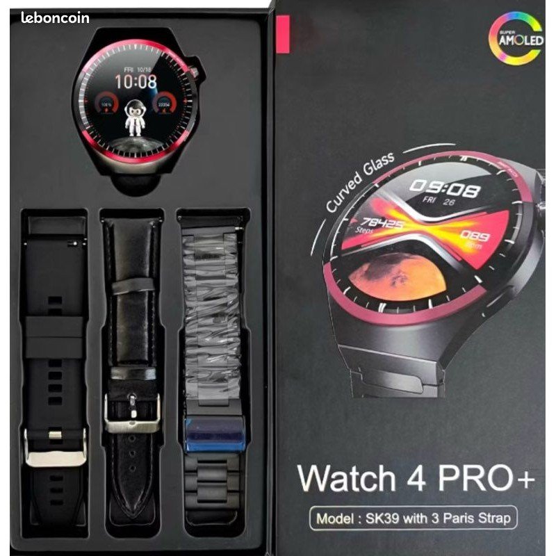 ساعة ذكية رياضية شبابية بـ 3 قشاط مختلفة