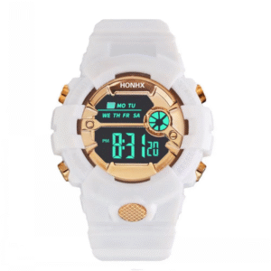 ساعة يد sport 6 colors لون ابيض