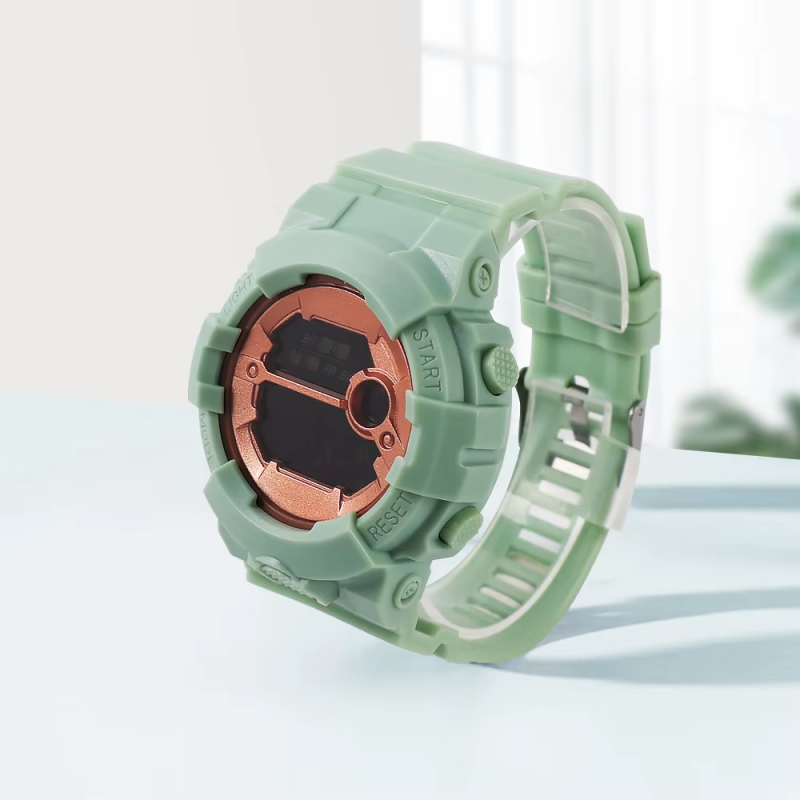 ساعة يد sport 6 colors لون اخضر