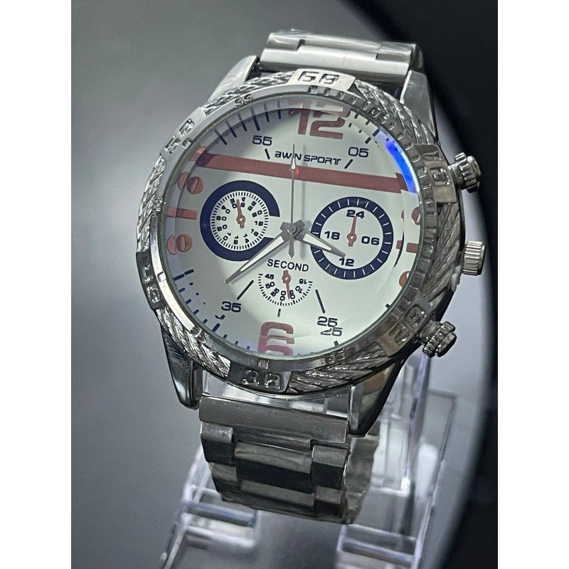 ساعه يد رجاليه دائري ستانلس ستيل  stainless steel من Aaimow