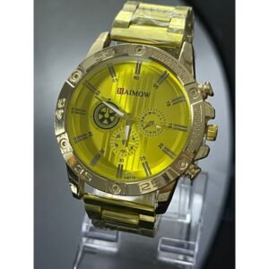 ساعه يد رجاليه دائري ستانلس ستيل  stainless steel من Aaimow