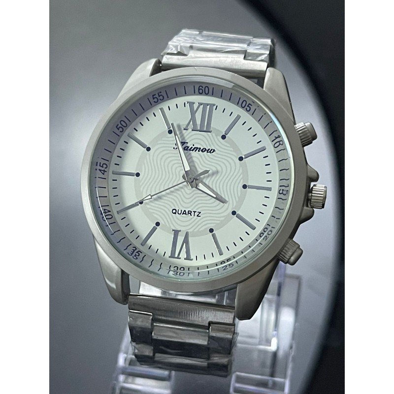 ساعه يد رجاليه دائري ستانلس ستيل  stainless steel من Aaimow