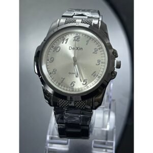 ساعه يد رجاليه دائري ستانلس ستيل  stainless steel من dexin