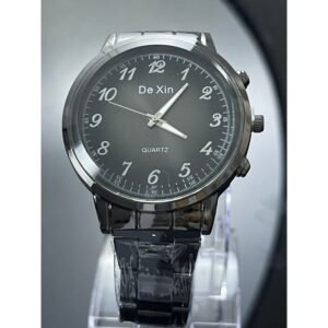 ساعه يد رجاليه دائري ستانلس ستيل  stainless steel من dexin