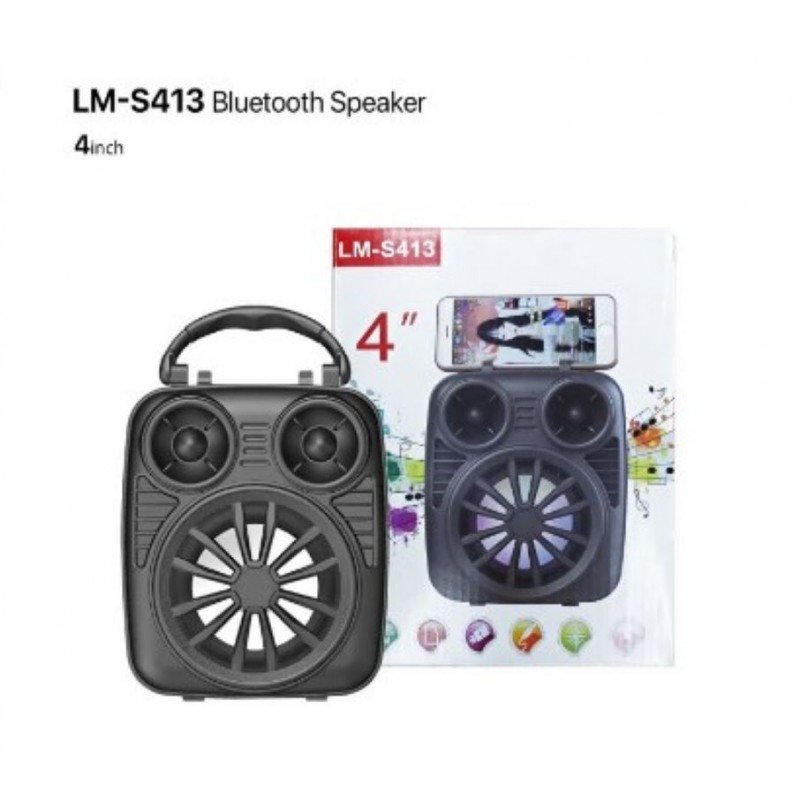 سبيكر محمول LM-S413 بتقنية البلوتوث لون أسود