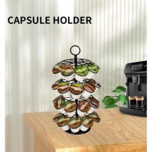 Oasiswj Coffee Capsules Stand K-Cup Dolce x36 -ستاند كبسولات القهوة  حجم كيه يتسع لغاية 36 كبسولة