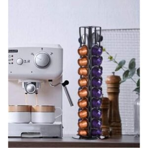 ستاند كبسولات القهوة .. يتسع لغاية 40 كبسولة