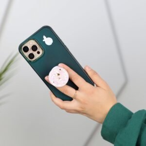 ستاند مقبض موبايل لاصق من 9 برو لون زهري بارد