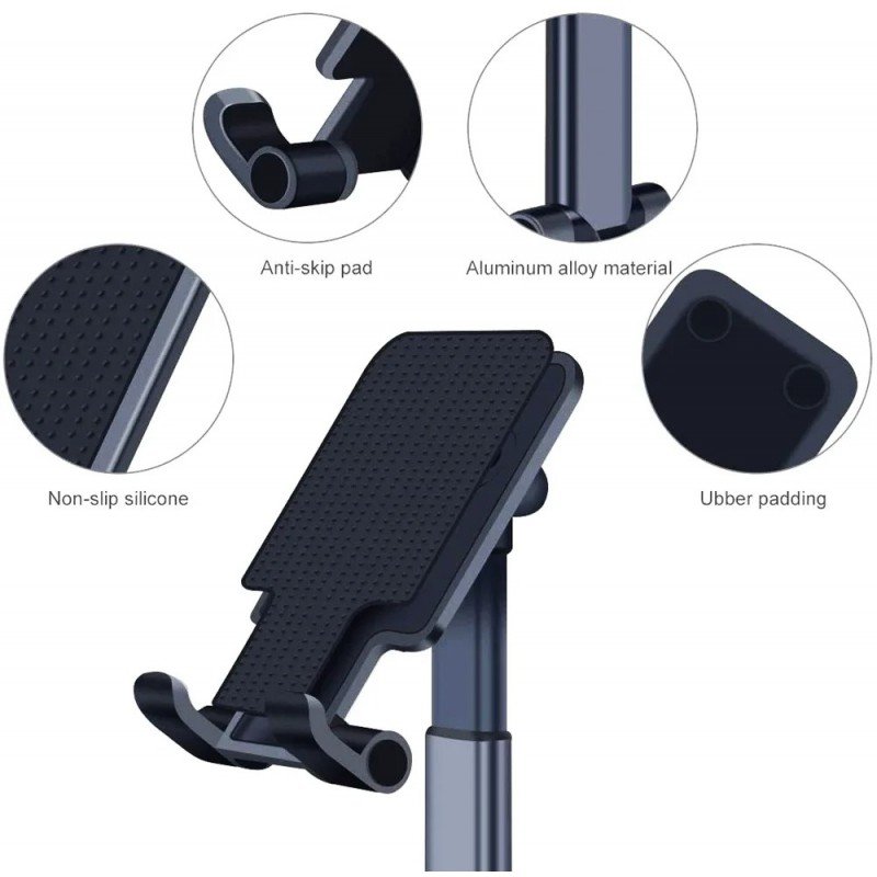 ستاند هاتف أسود للمكتب