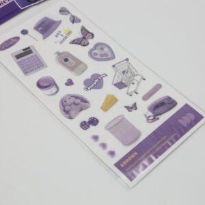 ستكرز 3 ورقات لون نهدي Stock Stickers