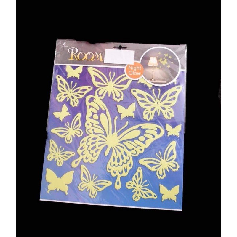 ستيكر لاصق للمنزل و الثلاجة شكل فراشات