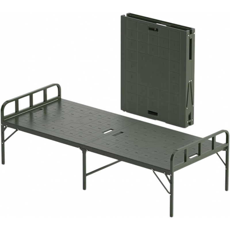 سرير حديد قابل للطي سهل التنقل والحركة