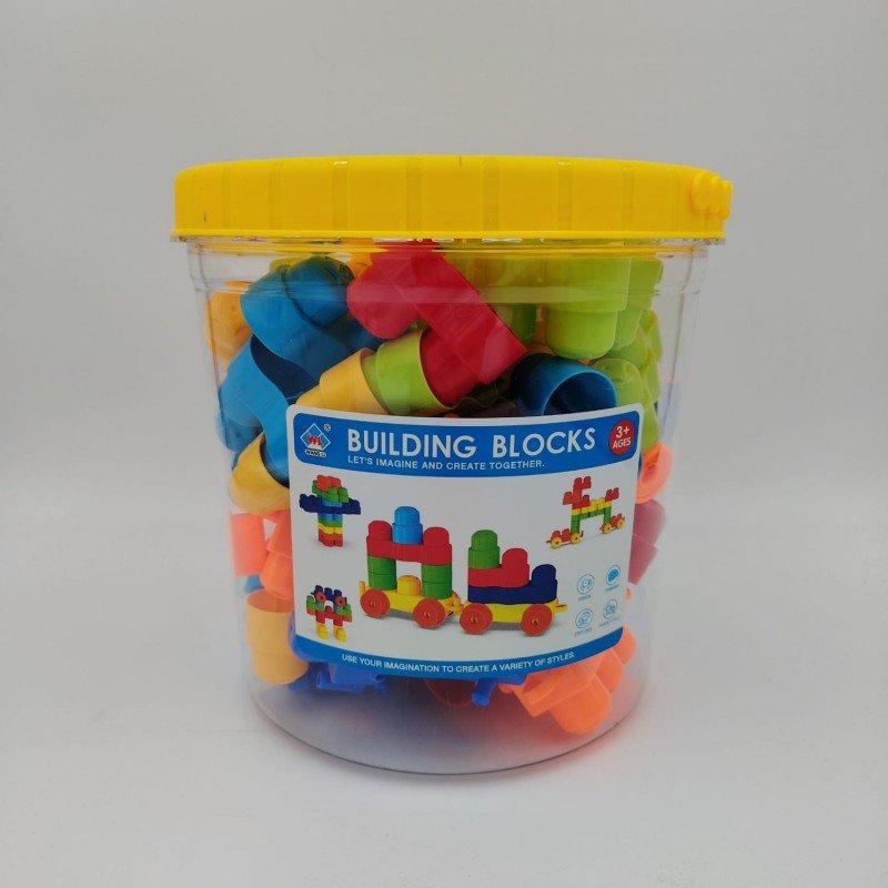 سطل ليجو 100 قطعة