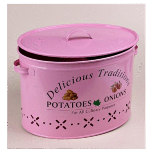 علبة مونة معدن مقطعة للبطاطا والبصل
