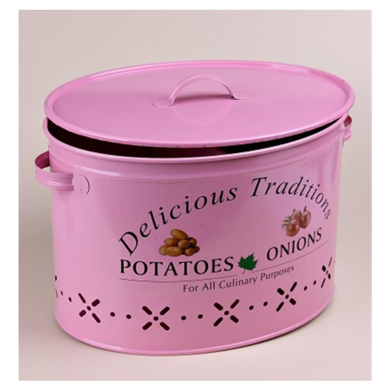 علبة مونة معدن مقطعة للبطاطا والبصل