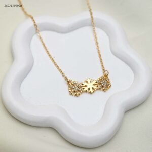 سلسال 3 ثلجات لون فضي