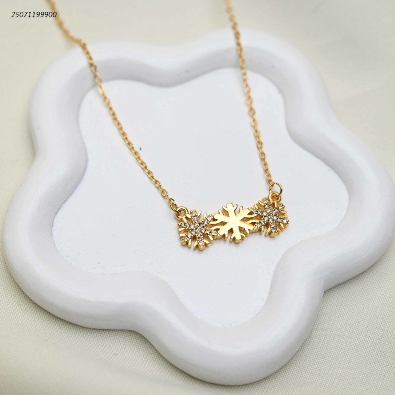 سلسال 3 ثلجات لون فضي