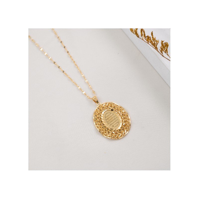 سلسال ذهبي بلدي بتصميم آية الكرسي