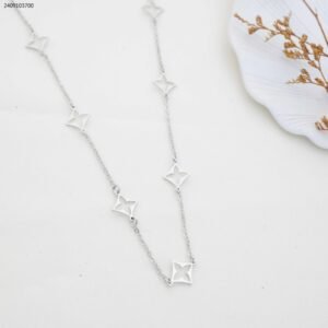 سلسال طويل - ماركة لون فضي