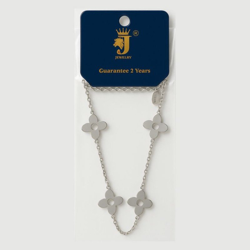 سلسال طويل - ماركة لون فضي