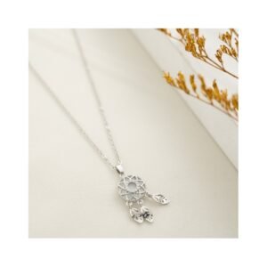 سلسال فضي بتصميم لاقطة الأحلام