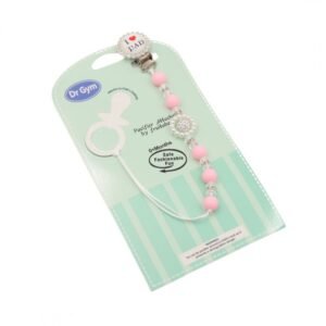 سلسال لهاية أطفال خرز بألوان مختلفة