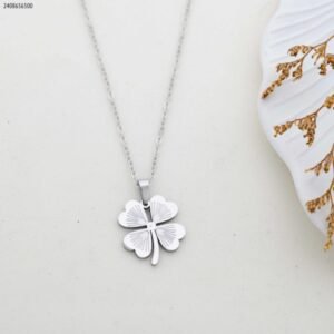 سلسال وردة البرسيم لون فضي