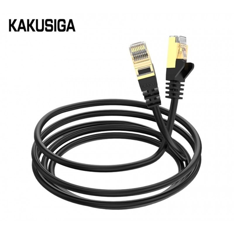 سلك انترنت 3 متر cat6 جودة ممتازة ماركة كاكوسيجا العالمية ksc-744