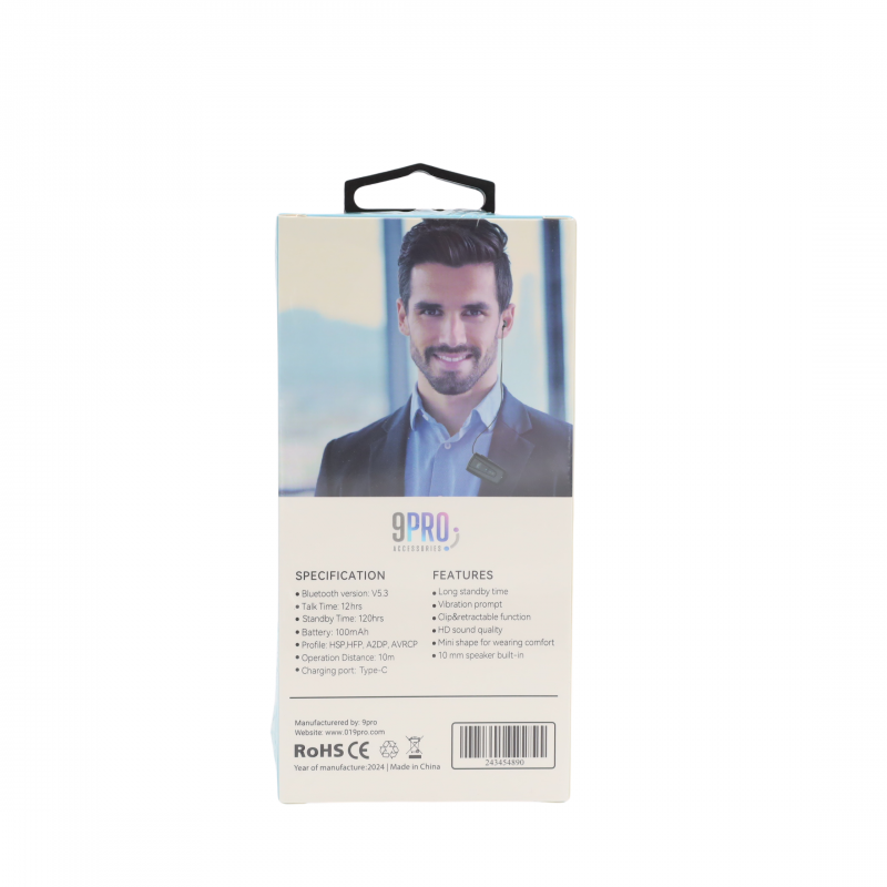 سماعات بلوتوث سحب H15 (9 برو) اسود