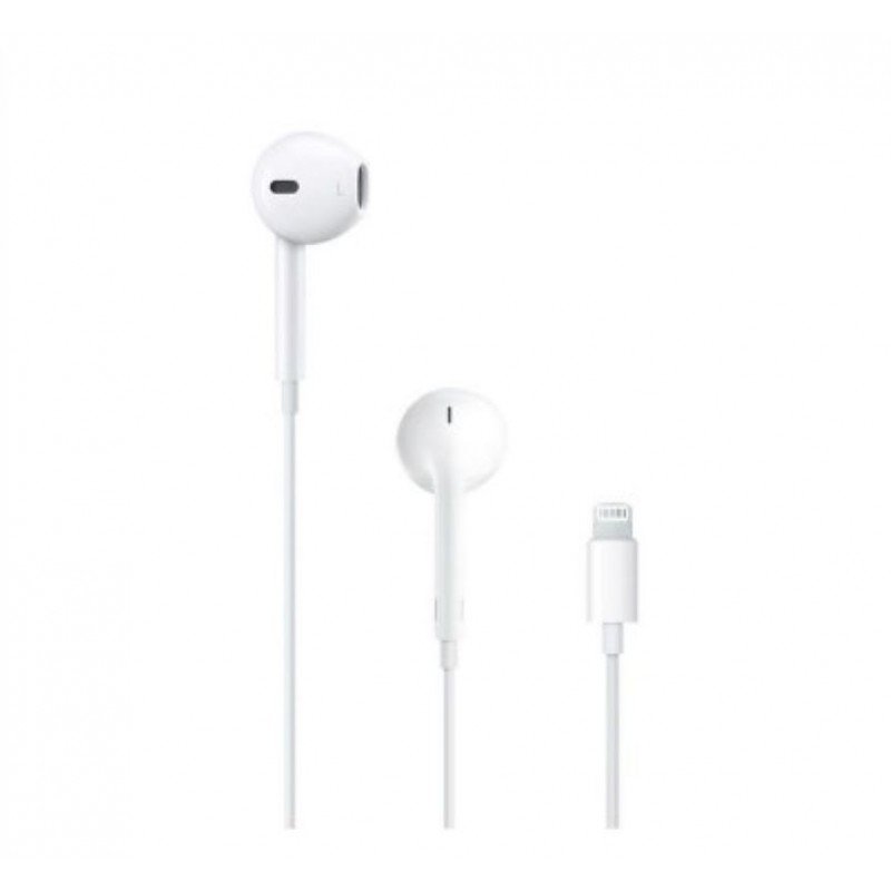 سماعة أذن آيفون لون أبيض EarPods Lightning Connector - Image 2