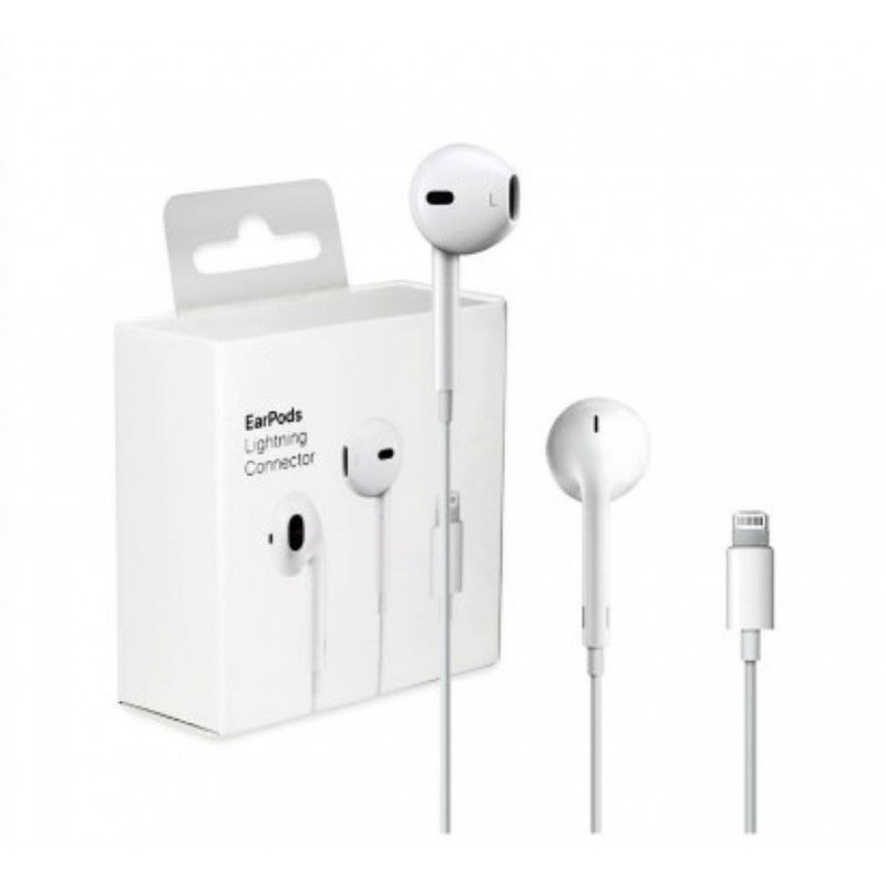سماعة أذن آيفون لون أبيض EarPods Lightning Connector - Image 4