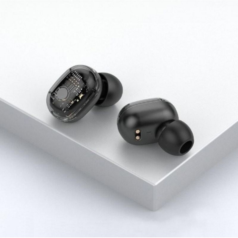 سماعة أذن بخاصية البلوتوث TWS لاسلكية الاصدار 5.0 سماعة أذن ستيريو للألعاب المحمولة لون زهري - Image 4