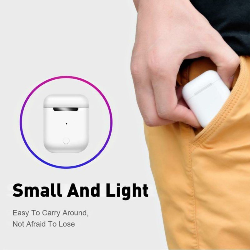 سماعة أذن i18 بلوتوث مع علبة شحن - Image 3