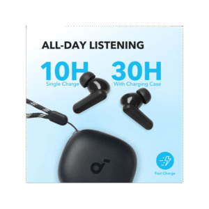 سماعة أذن لاسلكية Anker Soundcore R50i – لون أسود